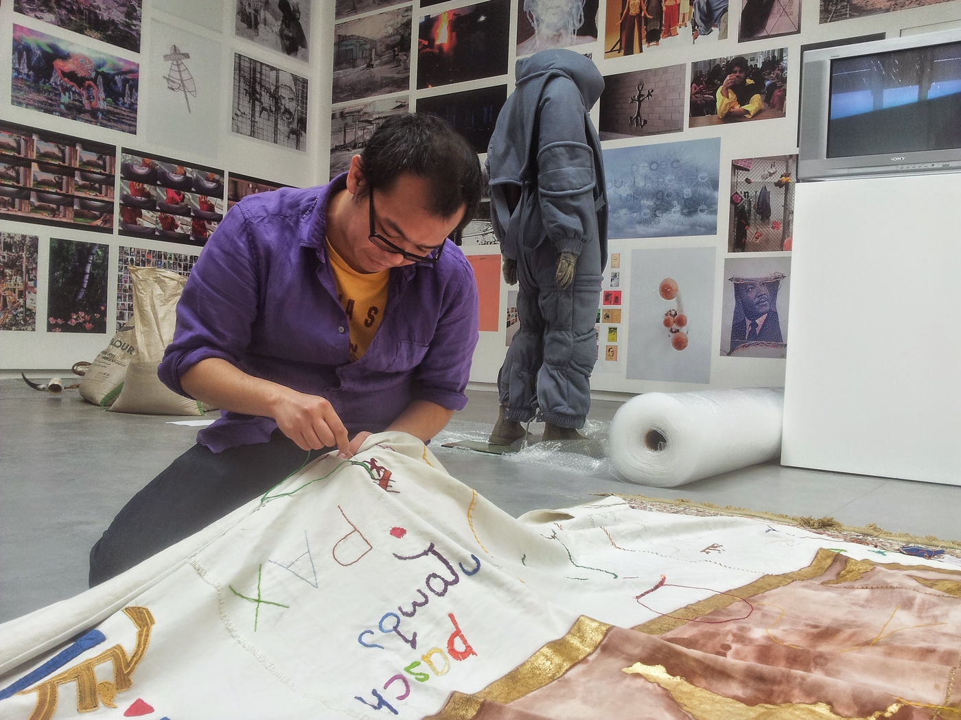 Manto mutante, Sharjah Art Foundation, Dubai, 2014 