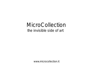 Portfolio Microcollection